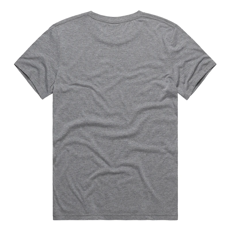 Men's Homage Royal Milwaukee Brewers Hyper Local Tri-Blend T-Shirt