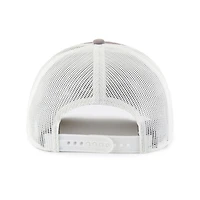 Casquette ajustable grise/blanche pour homme Milwaukee Brewers Tide Sweep Rope Trucker '47