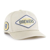 Men's '47 Khaki Milwaukee Brewers Cairn Hitch Adjustable Hat