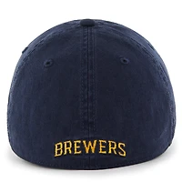 Casquette ajustée '47 Navy Milwaukee Brewers Franchise Logo pour hommes