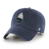 Men's '47  Navy Milwaukee Brewers Ice Cream Helmet Clean Up Adjustable Hat