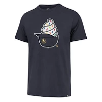 Men's '47  Navy Milwaukee Brewers Ice Cream Helmet Franklin T-Shirt