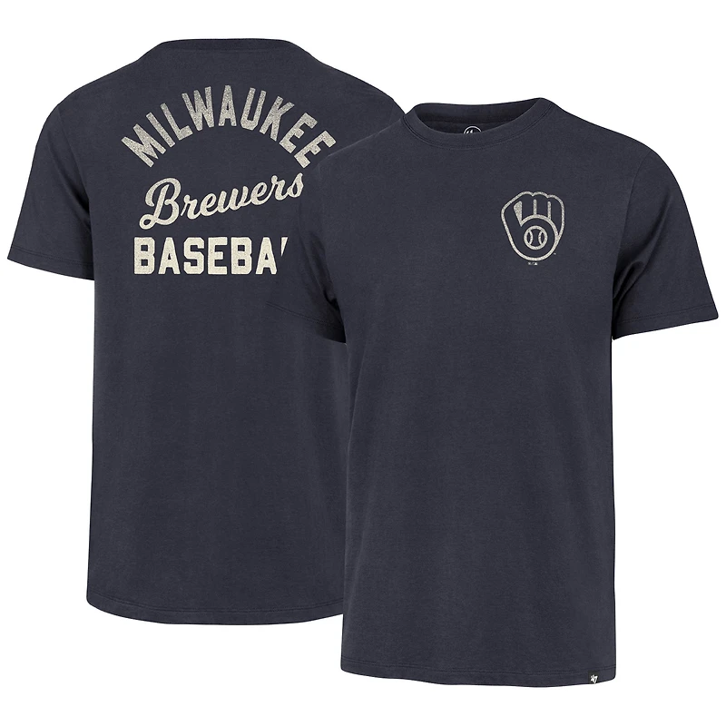 T-shirt homme '47 Navy Milwaukee Brewers Turn Back Franklin