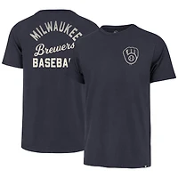 T-shirt homme '47 Navy Milwaukee Brewers Turn Back Franklin