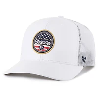 Men's '47 White Milwaukee Brewers Homage Adjustable Trucker Hat