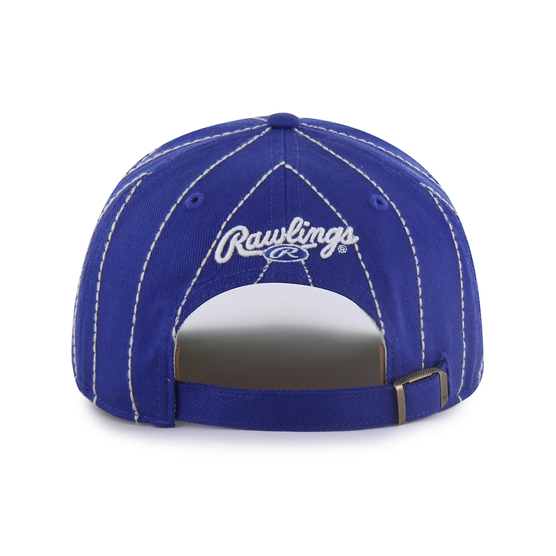 Casquette ajustable à rayures '47 x Rawlings Royal Milwaukee Brewers pour homme