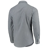 Men's Antigua Navy Milwaukee Brewers Associate Button-Down Long Sleeve Dress Shirt