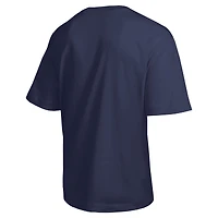 Men's Champion Navy Milwaukee Brewers Traditions Two Locations T-Shirt
