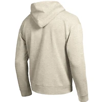 Men's Champion Oatmeal Milwaukee Brewers All Star Chenille Patch Hoodie