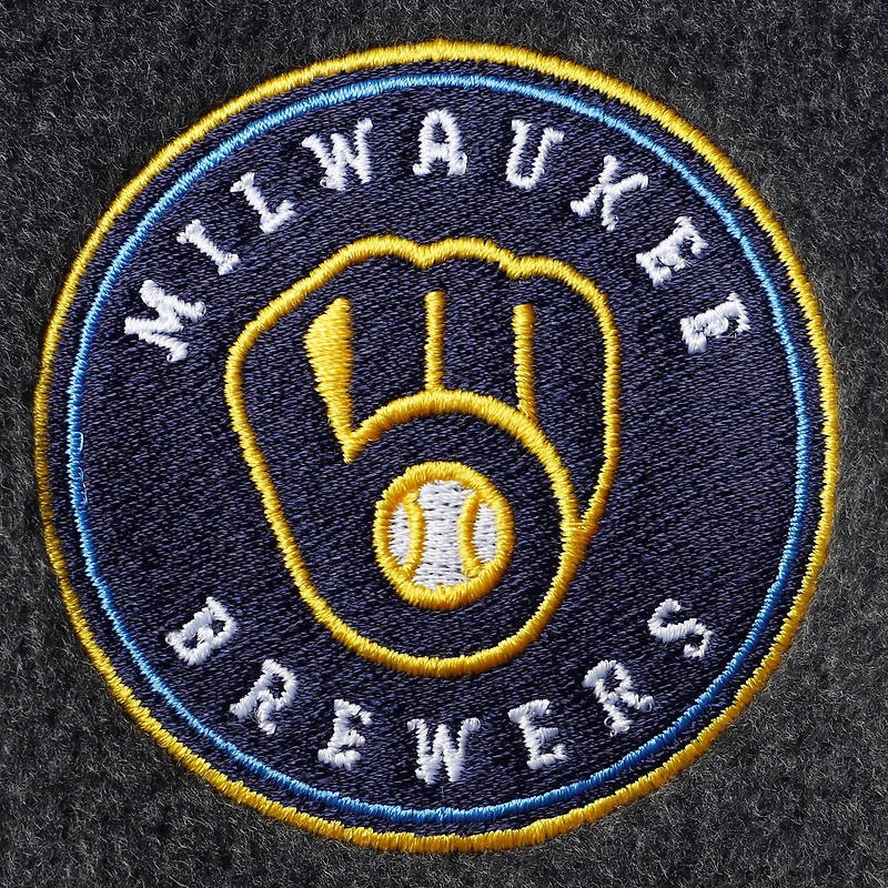 Blouson Flanker Columbia Charcoal Milwaukee Brewers pour homme