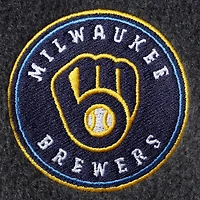 Blouson Flanker Columbia Charcoal Milwaukee Brewers pour homme