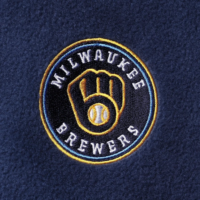 Columbia Navy Milwaukee Brewers Steens Mountain Veste entièrement zippée pour homme
