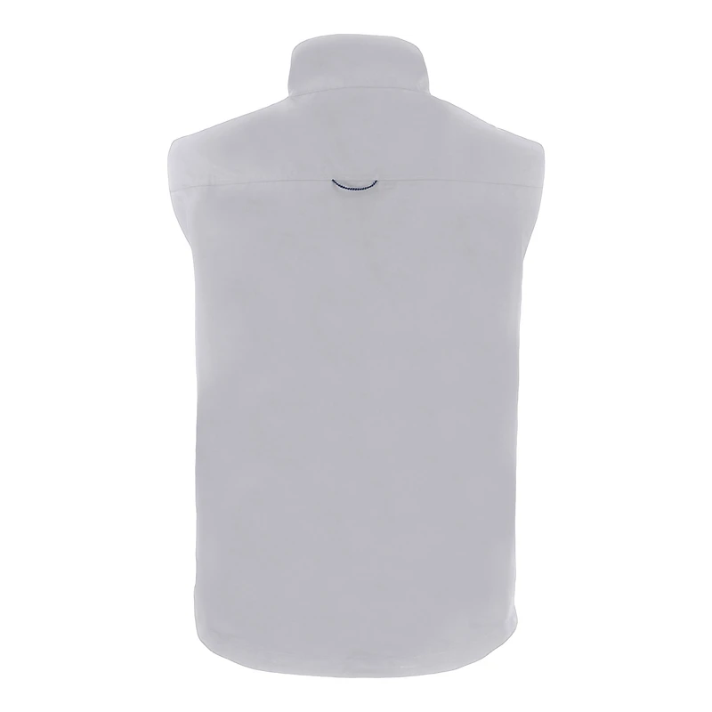 Men's Cutter & Buck Gray Milwaukee Brewers Charter Eco Recycled Full-Zip Vest