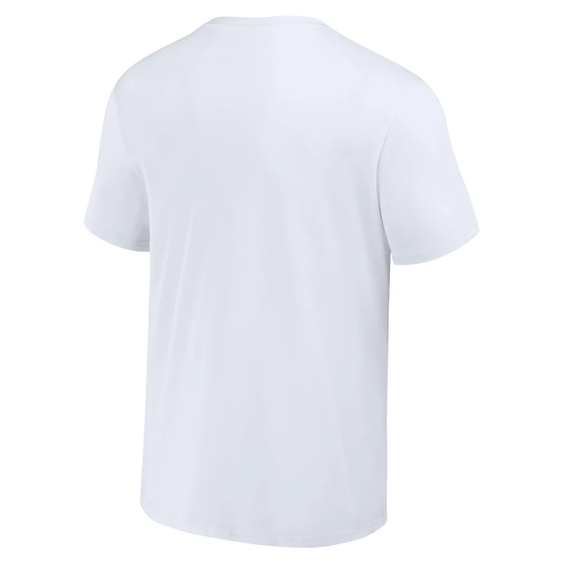 Collection Darius Rucker pour homme par Fanatics - T-shirt Milwaukee Brewers blanc effet vieilli Rock