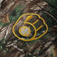 Sweat à capuche zippé Dunbrooke Camo Milwaukee Brewers Trophy Realtree pour homme