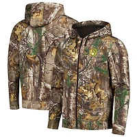 Sweat à capuche zippé Dunbrooke Camo Milwaukee Brewers Trophy Realtree pour homme