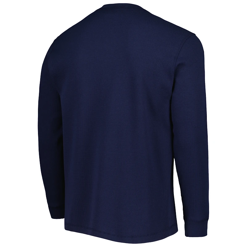 T-shirt à manches longues pour homme Dunbrooke Milwaukee Brewers bleu marine Maverick