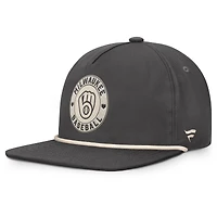 Men's Fanatics Charcoal Milwaukee Brewers Closer Adjustable Hat