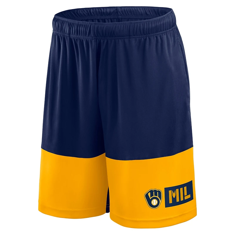 Men's Fanatics Navy Milwaukee Brewers Best of the Shorts