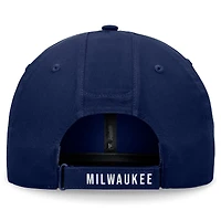 Casquette réglable non structurée Ripstop Fanatics Navy Milwaukee Brewers Front Office pour hommes