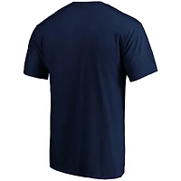 Men's Fanatics Navy Milwaukee Brewers Heart & Soul T-Shirt