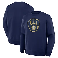 Men's Fanatics Navy Milwaukee Brewers Legacy Sweatshirt