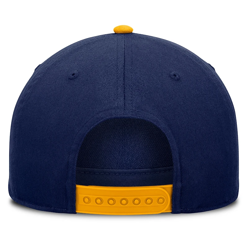 Men's Fanatics  Navy Milwaukee Brewers Two-Seam Adjustable Hat