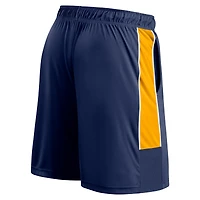 Short de défenseur Fanatics pour hommes, bleu marine, Milwaukee Brewers Win The Match