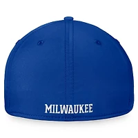 Casquette Cooperstown Core Flex Fanatics Royal Milwaukee Brewers pour hommes