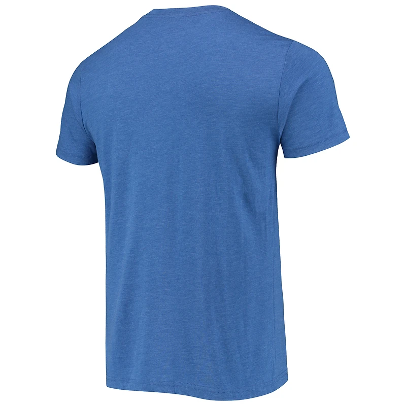 T-shirt triple mélange Hommage Royal Milwaukee Brewers County Stadium pour homme