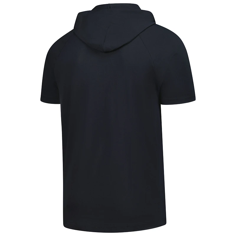 T-shirt à capuche noir Levelwear Phase Vanguard pour homme des Milwaukee Brewers