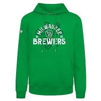 Sweat à capuche vert Milwaukee Brewers St. Patrick's Day Podium Shamrock pour homme Levelwear