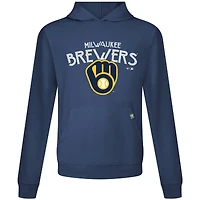 Sweat à capuche bleu marine Levelwear pour homme des Milwaukee Brewers Accolade Relay Mission