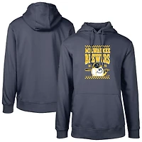 Sweat à capuche bleu marine pour homme Levelwear Milwaukee Brewers Podium Inaugural