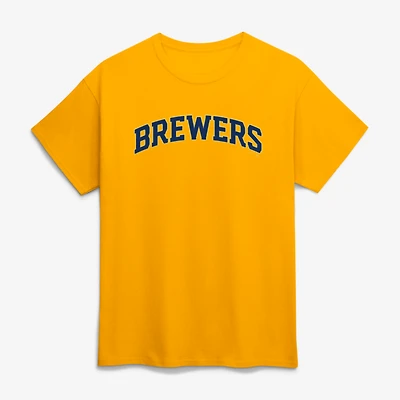 T-shirt homme bleu marine à logo Milwaukee Brewers
