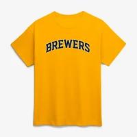 T-shirt homme bleu marine à logo Milwaukee Brewers