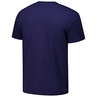 Men's Mitchell & Ness Navy Milwaukee Brewers Arched Logo Slub T-Shirt