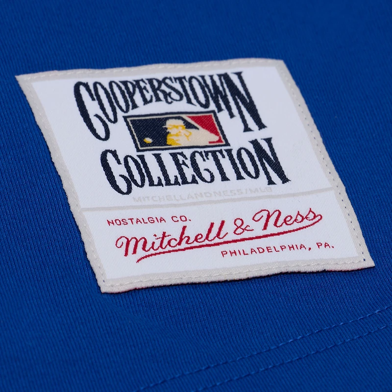 Men's Mitchell & Ness  Royal Milwaukee Brewers Wild Pitch Ringer T-Shirt