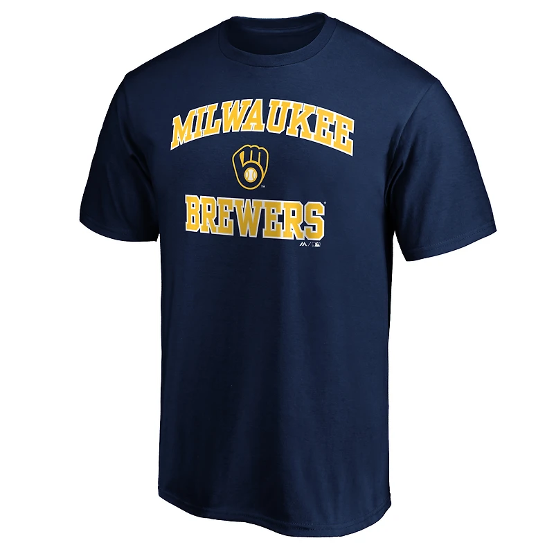 T-shirt bleu marine Heart & Soul des Milwaukee Brewers pour homme