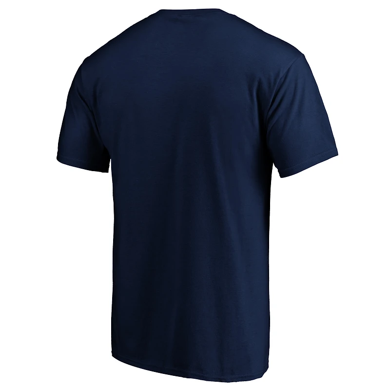 Men's  Navy Milwaukee Brewers Heart & Soul T-Shirt