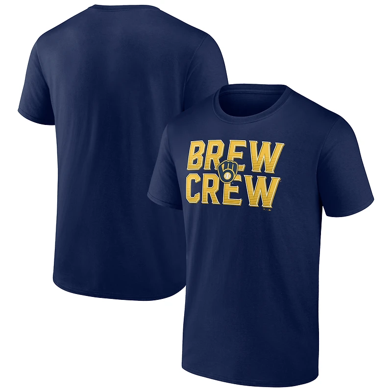 Men's  Navy Milwaukee Brewers Hometown Graphic T-Shirt