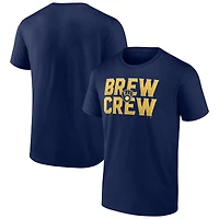 Men's  Navy Milwaukee Brewers Hometown Graphic T-Shirt