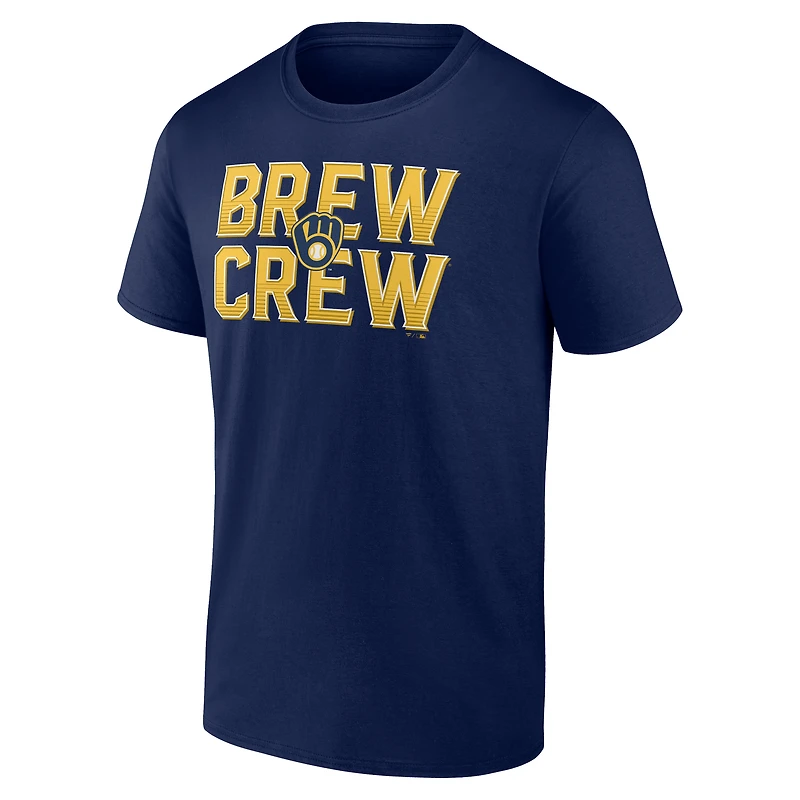 Men's Navy Milwaukee Brewers Hometown Graphic T-Shirt