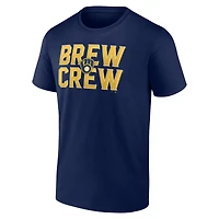 Men's  Navy Milwaukee Brewers Hometown Graphic T-Shirt