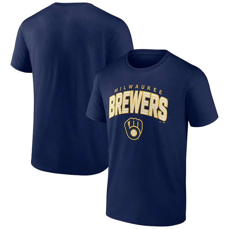 Men's Navy Milwaukee Brewers Master the Game T-Shirt