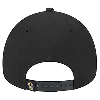 Casquette ajustable A-Frame 9FORTY Milwaukee Brewers de New Era pour homme noire