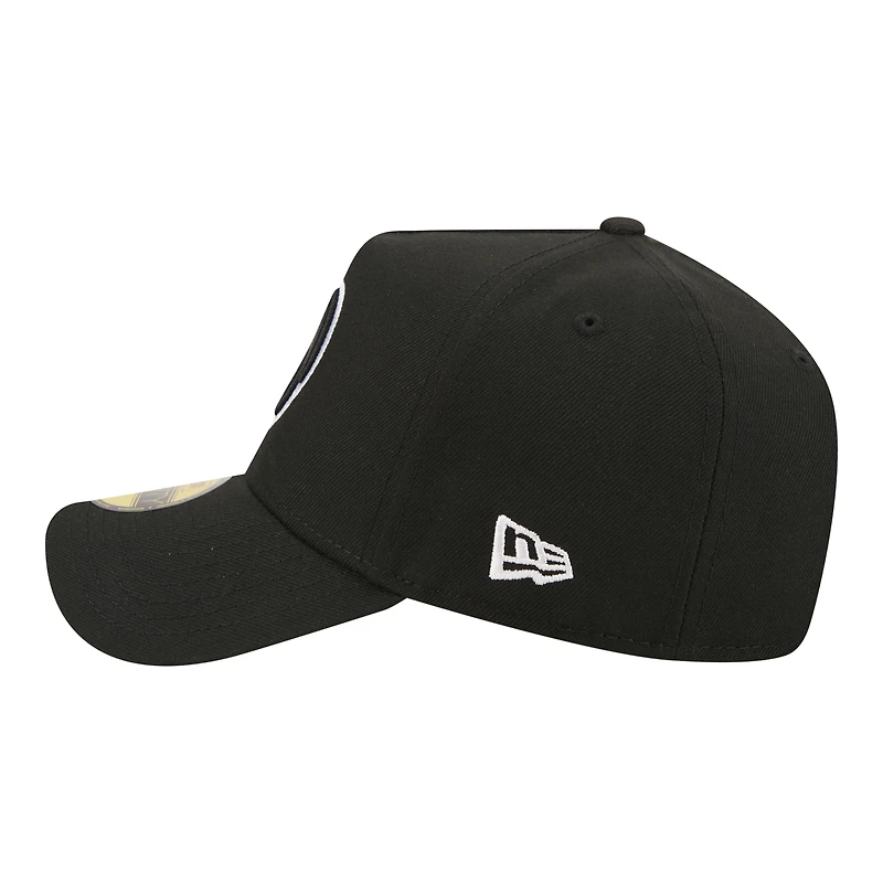 Men's New Era Black Milwaukee Brewers A-Frame 59FORTY Fitted Hat