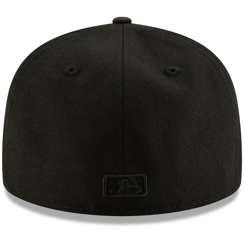 Casquette ajustée 59FIFTY New Era pour homme des Milwaukee Brewers noire sur