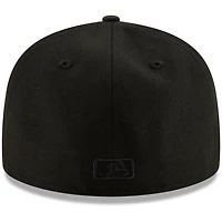 Casquette ajustée 59FIFTY New Era pour homme des Milwaukee Brewers noire sur