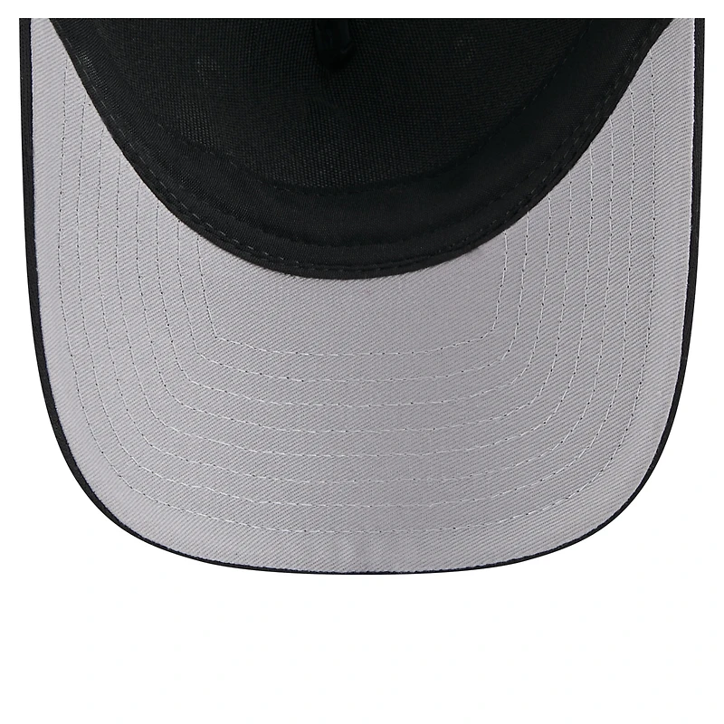 Men's New Era Black Milwaukee Brewers City Initial 9FORTY A-Frame M-Crown Adjustable Trucker Hat